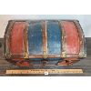 Image 2 : SMALL DOME TOP STEAMER TRUNK W/ COMPARTMENTS
