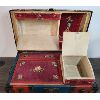 Image 6 : SMALL DOME TOP STEAMER TRUNK W/ COMPARTMENTS
