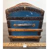 Image 9 : SMALL DOME TOP STEAMER TRUNK W/ COMPARTMENTS