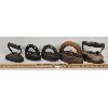 Image 3 : LOT OF 5 - ANTIQUE IRONS - INCL TAYLOR FORGERS GUELPH