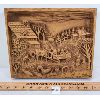 Image 1 : HAND CARVED FOLK ART SCENE - SIGNED JEAN L. LEFEBVRE