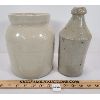 Image 4 : LOT OF 2 - CROCKS - INCL G. ARNOLD MERCHANT CROCK 