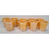Image 3 : LOT OF 9 - ANCHOR HOCKING FIRE KING LUSTREWARE MUGS 