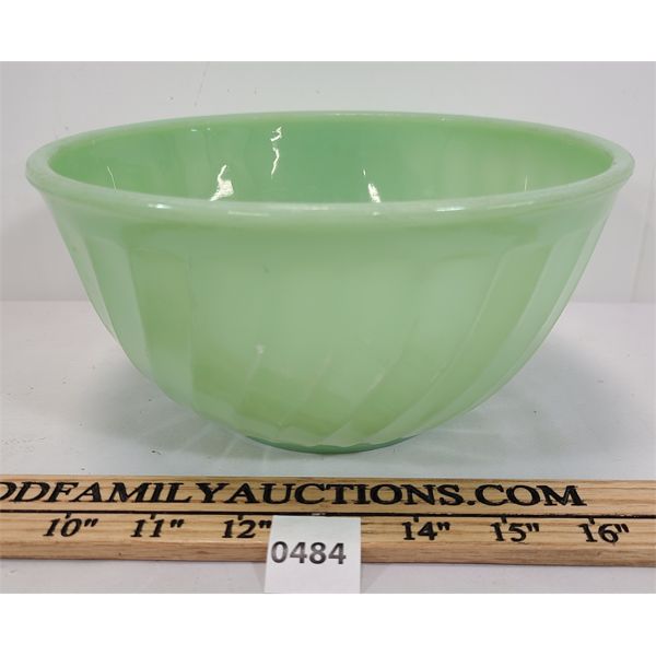 FIRE KING JADEITE SWIRL BOWL 