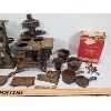 Image 2 : JOB LOT - CAST STOVE, BALANCE SCALE, COFFEE TIN ETC.