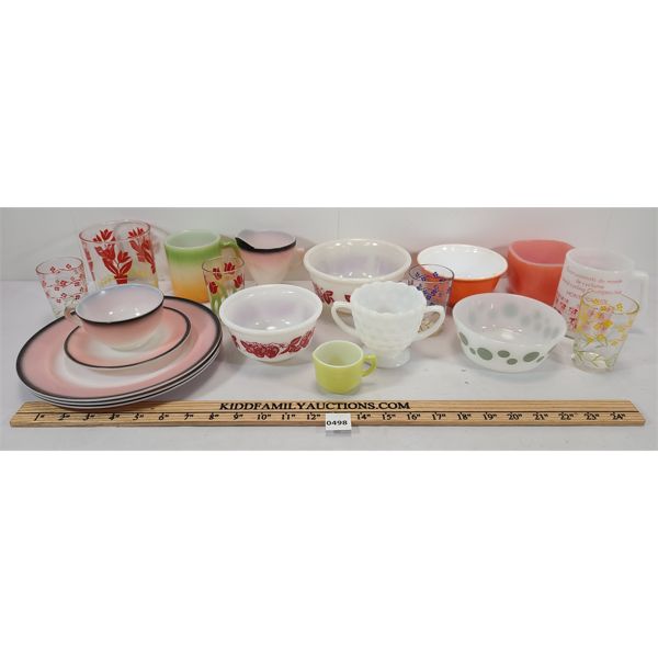 JOB LOT - COLOURFUL DISHWARE - INCL FEDERAL