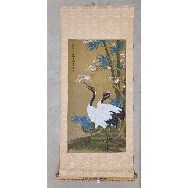 PAPER ASIAN WALL ART - BIRD MOTIF