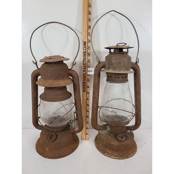 LOT OF 2 - BARN LANTERNS 