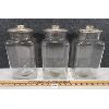 Image 1 : LOT OF 3 - GENERAL STORE COUNTERTOP JARS