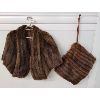 Image 1 : HUDSON'S DETROIT FUR SHAWL AND MUFF