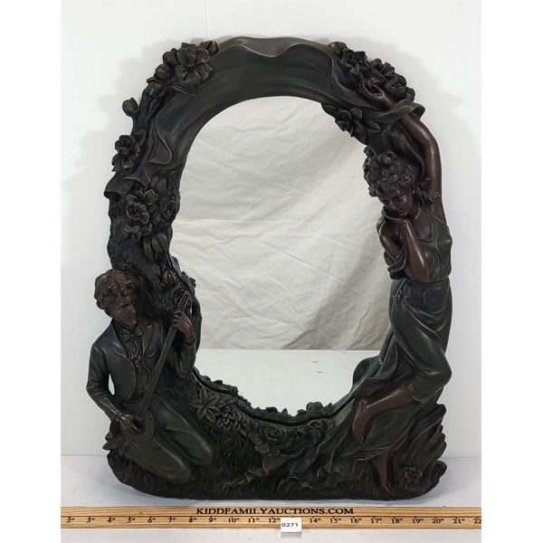 ORNATE METAL MIRROR 