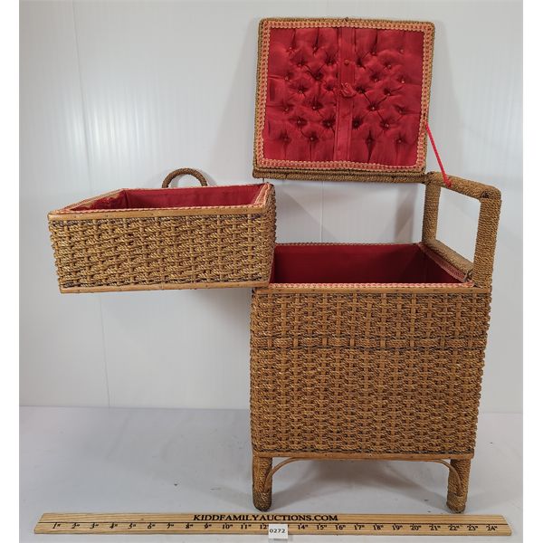 WICKER STORAGE BOX