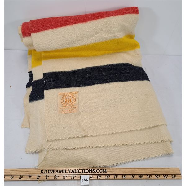 HUDSON'S BAY 4 POINT WOOL BLANKET