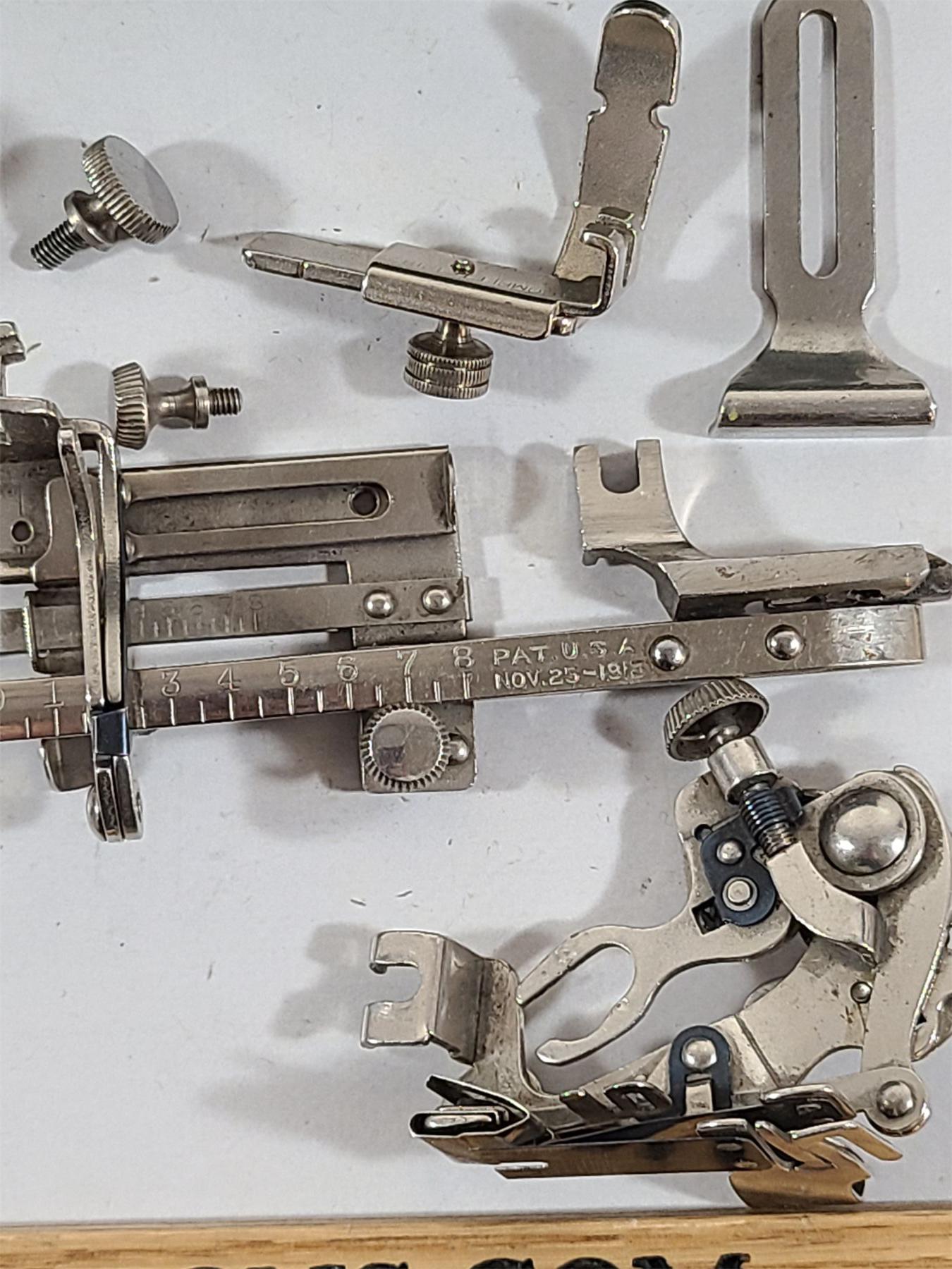 QTY OF SINGER SEWING MACHINE PARTS - SEE ALL PICS - Kidd Family Auctions
