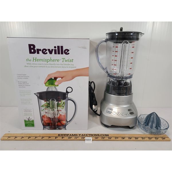 BREVILLE THE HEMISPHERE TWIST BLENDER W/ BOX