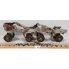 Image 3 : PAIR OF METAL ADJUSTABLE SUNSHINE ROLLER SKATES