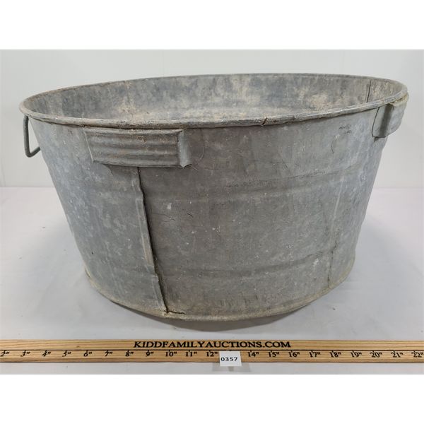 GALVANIZED TUB