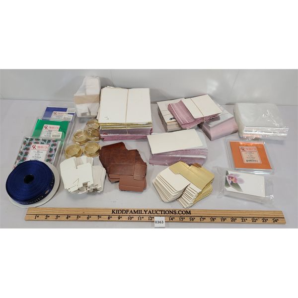 JOB LOT - CHOCOLATE WRAPPERS, FOILS & PACKAGING, ETC. 