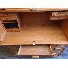 Image 2 : HONEY OAK 'WINNER'S ONLY' ROLL TOP DESK W/ KEY
