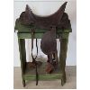 Image 5 : AUSTRALIAN WESTERN (?) SADDLE W/ LEATHER STIRRUPS