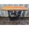 Image 1 : SEWING TABLE W/ LIVE EDGE TOP