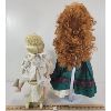 Image 2 : LOT OF 2 - PORCELAIN DOLLS - INCL "APPLE ANNIE" & "AMY" 
