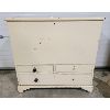 Image 1 : PAINTED BLANKET BOX W/ DRAWERS 