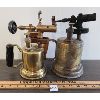 Image 3 : LOT OF 2 - BRASS BLOW TORCHES 
