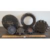 Image 3 : LOT OF 6 - WOOD COG WHEEL GEARS