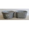 Image 3 : LOT OF 2 - GALVANIZED WASH TUBS