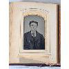 Image 6 : EMBOSSED LEATHER BOUND CABINET CARD PHOTO ALBUM