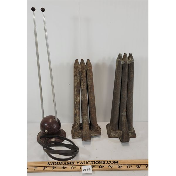 LOT OF 3 - CANDLE MOLDS & RABBIT EARS - SEE ALL PICS