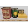 Image 1 : LOT OF 4 - CONDOR, OLD CITY & TURRET CIGARETTE TINS & AAA FACTORY SMOKERS BOX W/ MATCHES