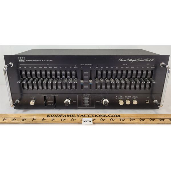 ADC Sound Shaper Two MkII Stereo Equalizer; AS-IS ADC Sound Shaper Two MkII Stereo Equalizer; AS-IS