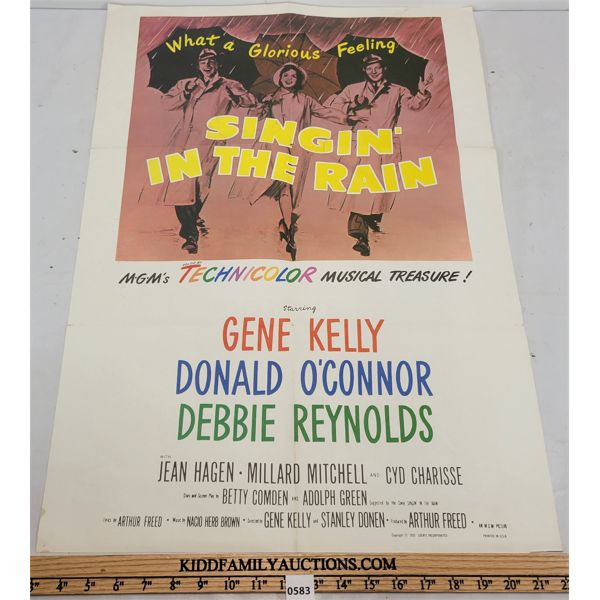 SINGIN' IN THE RAIN PAPER POSTER