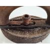 Image 2 : LOT OF 4 - STEAM LAUNCH UNIT, COAL (?) IRON W/ TRIVET & SLEIGH BELLS