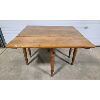 Image 1 : PINE DOUBLE SIDED DROP LEAF GATE LEG TABLE 