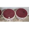 Image 2 : LOT OF 4 - VINTAGE DINER STOOLS 