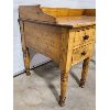 Image 4 : PINE 5-DRAWER WRITING DESK 