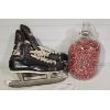 Image 3 : LOT OF 2 - VINTAGE CCM SKATES & JAR OF DICE