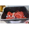 Image 1 : Multiple Power Cords in Plastic Bin