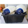 Image 1 : Multiple White A-2 Buoys in Plastic Bin (deflated)