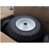 Image 2 : Qty 6 Marathon Sawtooth  Flat-Free Tires 4.10/3.50-6 in Box