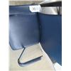 Image 2 : 50-Steel Case Style Navy Contemporary Leather Armchairs - 50 X $