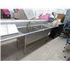 Image 1 : S/S 10' 2 Comp Pot Sink w/Drainboards and Wand