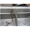 Image 3 : S/S 10' 2 Comp Pot Sink w/Drainboards and Wand