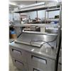 Image 1 : Atosa 4' - 4 Drawer Rolling Ref. Sandwich Prep w/Double Overshelf 42°