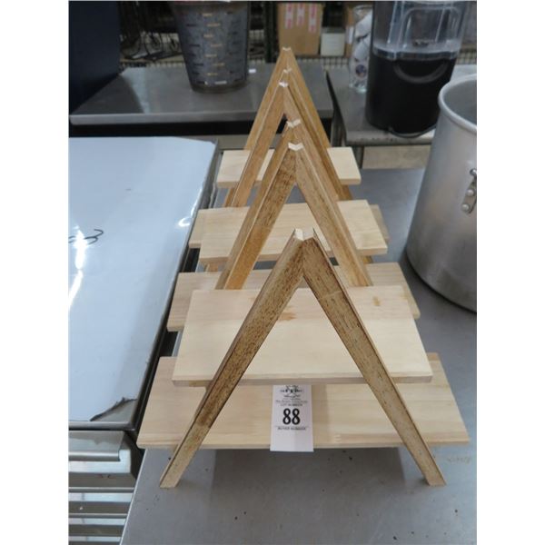 Wooden 2 Tier Merchandising Display - 3