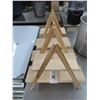 Image 1 : Wooden 2 Tier Merchandising Display - 3