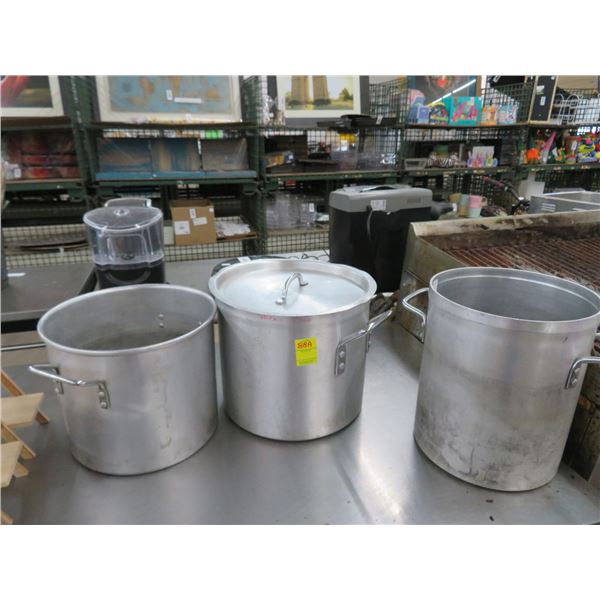 3-Medium Stockpots - 3 X $